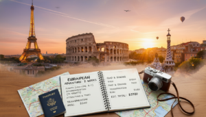 how much does a trip to europe cost for 2 weeks from the us