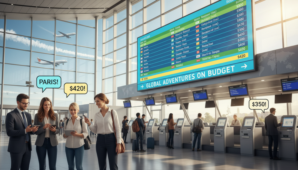 how to find cheap flights for international travel step by step