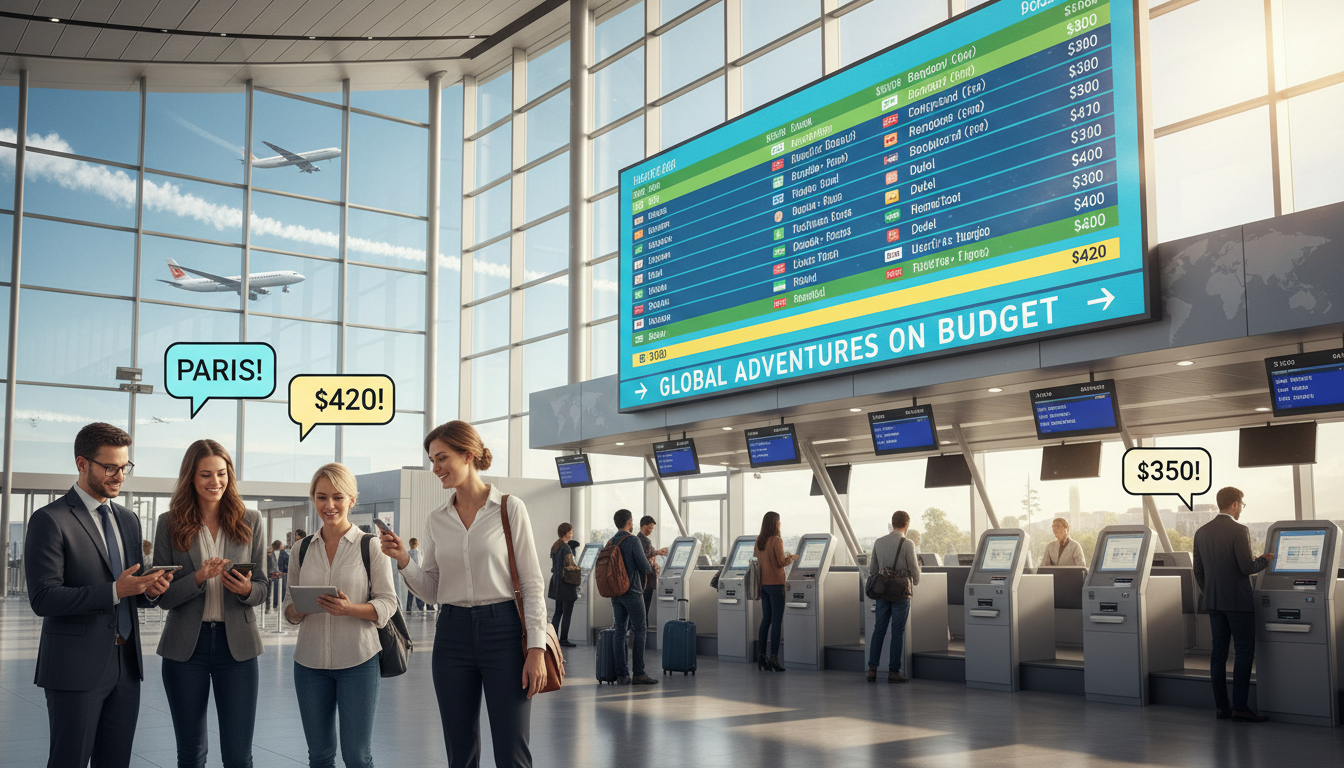 how to find cheap flights for international travel step by step