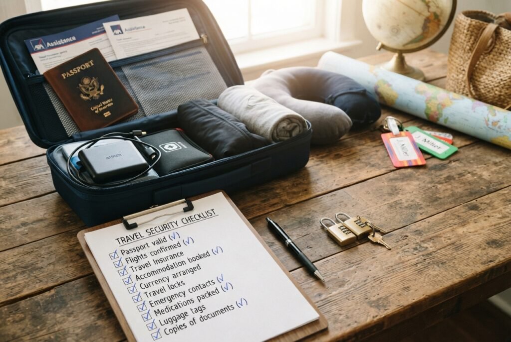 travel security checklist